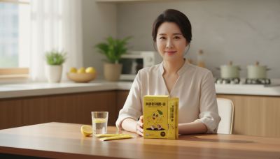 커큐민 레몬큐 연출